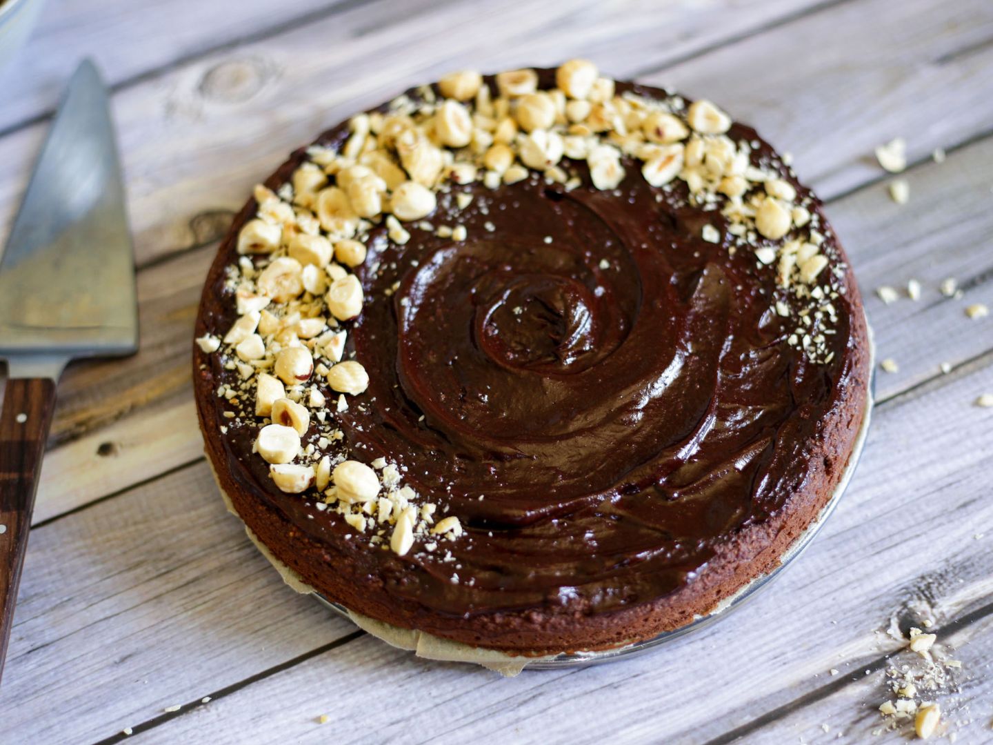Veganer Glutenfreier Schokoladenkuchen